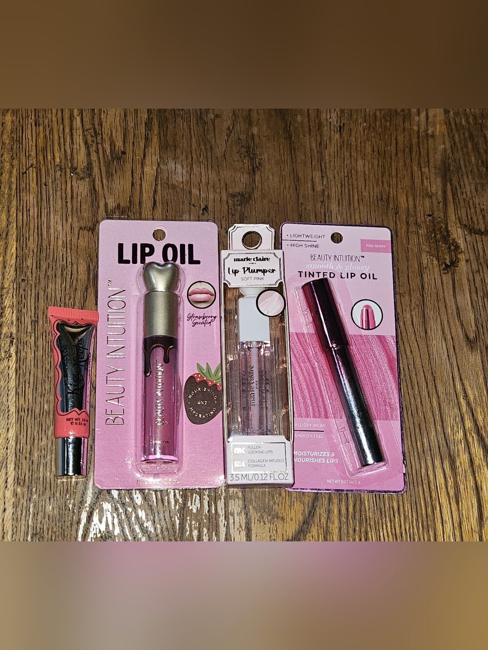 Lip Bundle - Kleancolor Lipstick, Tinted Lip Oil, Lip Plumper BNIB